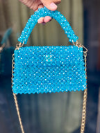 Aqua Crystal bag