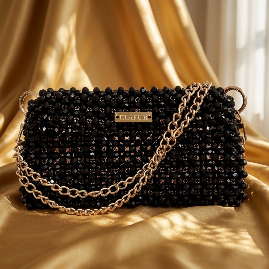 Black Shimmer Bag