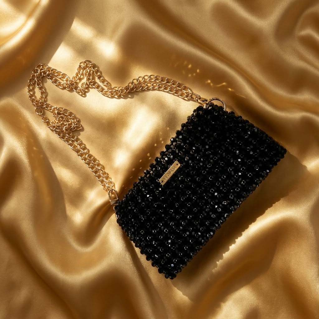 Black Shimmer Bag