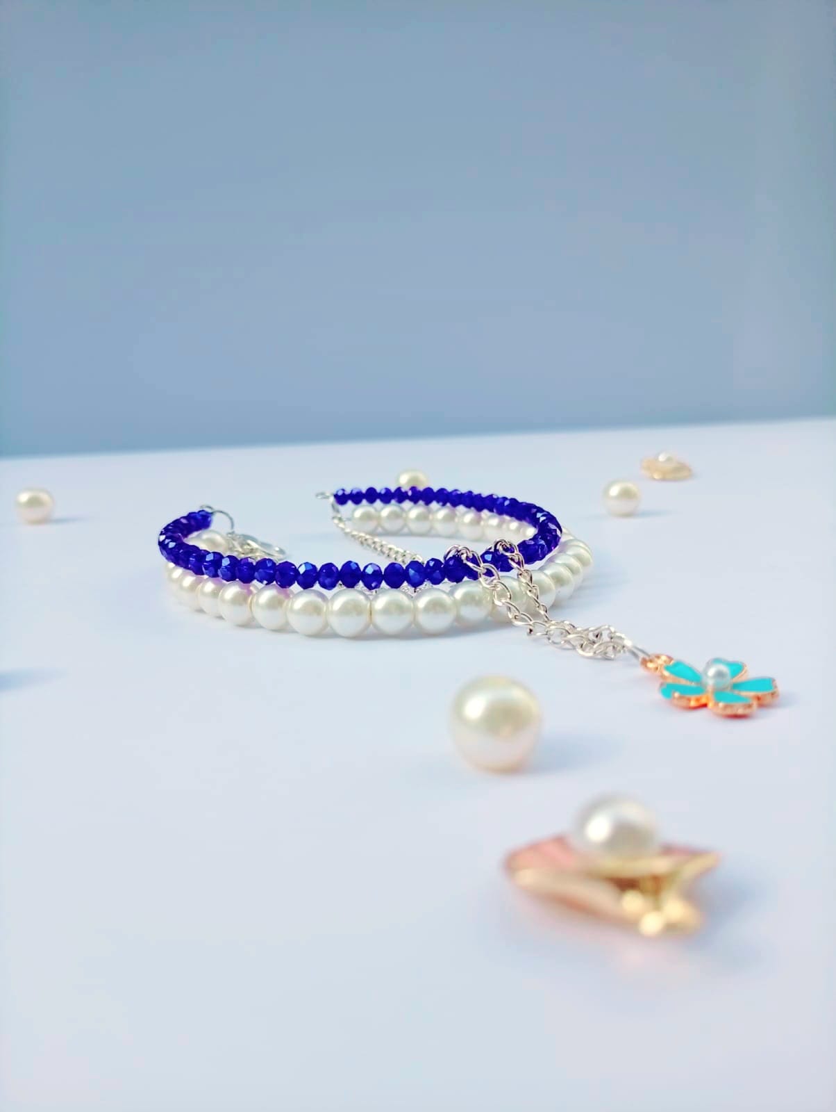 Azure Blossom Bracelet